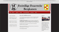 Desktop Screenshot of feuerwehr-bergkamen.de